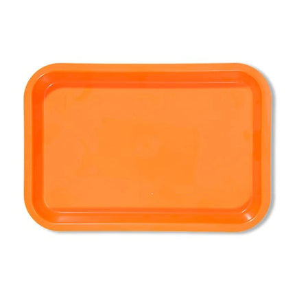 Plasdent - Flat Tray Size F Neon Tangerine **Discontinued see PLA-300FMS-12