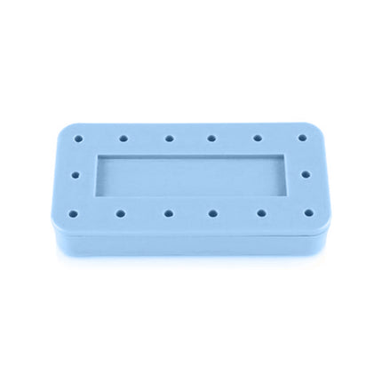 Plasdent - Rectangular Bur Block Baby Blue