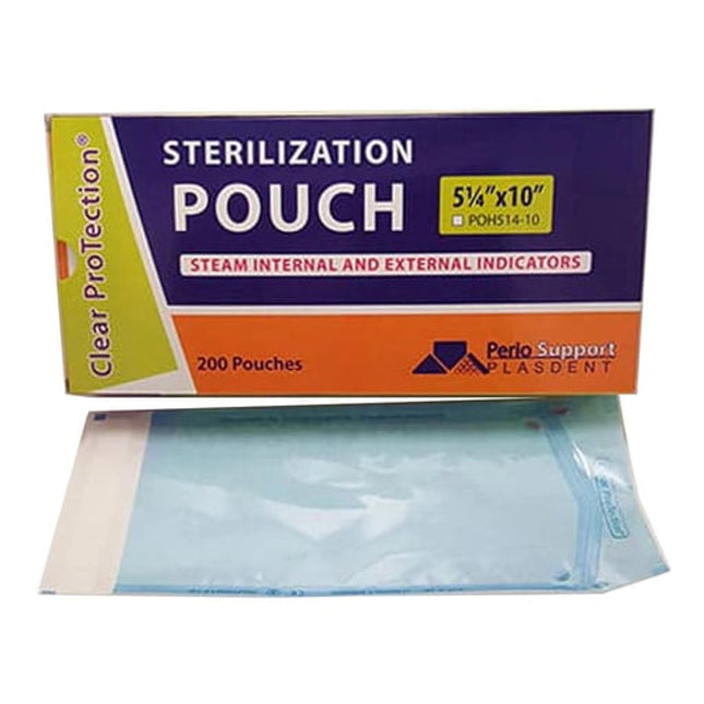 Plasdent - Autoclave Pouches 5 ?' X 10', 200/Bx