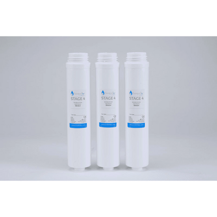 (3) Stage 4 - Deionization Cartridges