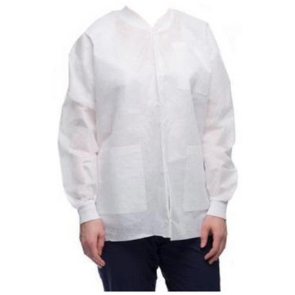 ValuMax - Easybreathe Jackets?10Pk White Medium