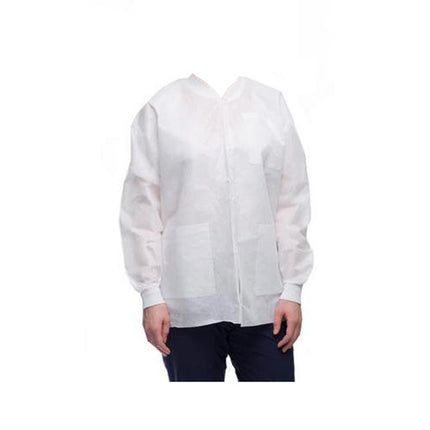 ValuMax - Easybreathe Jackets?10Pk White Small