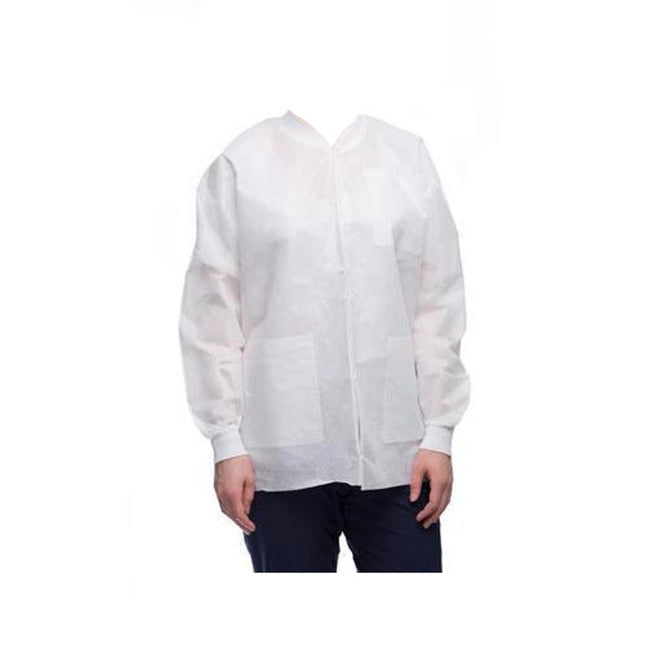 ValuMax - Easybreathe Jackets?10Pk White Small
