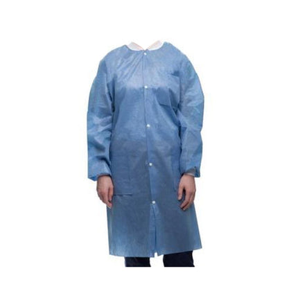 ValuMax - Easybreathe Lab Coats10Pk Ceil Blue Xx-Large
