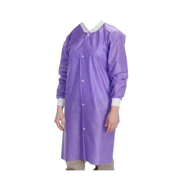 ValuMax - Easybreathe Lab Coats 10Pk Purple Large