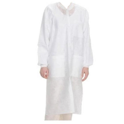 ValuMax - Easybreathe Lab Coats?10Pk White Xs