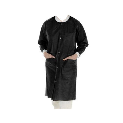 ValuMax - Extrasafe Lab Coats?10Pk Black, 3Xl