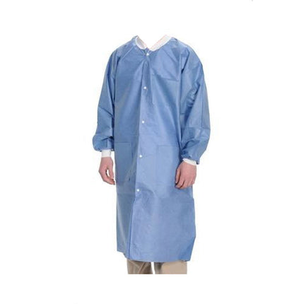 ValuMax - Extrasafe Lab Coats?10Pk Ceil Blue 3Xl