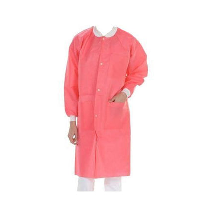 ValuMax - Extrasafe Lab Coats?10Pk Pink X-Large