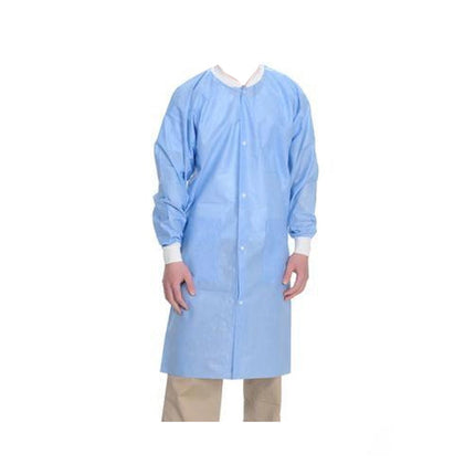 ValuMax - Extrasafe Lab Coats?10Pk Medical Blue Xs
