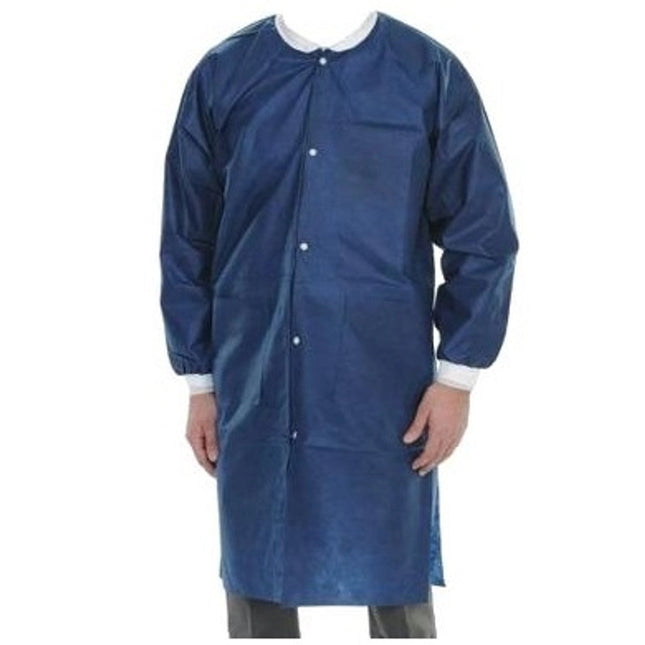 ValuMax - Extrasafe Lab Coats 10Pk Navy Blue 3Xl