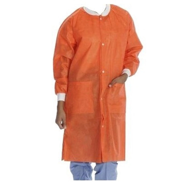ValuMax - Extrasafe Lab Coats10Pk Orange 3Xl