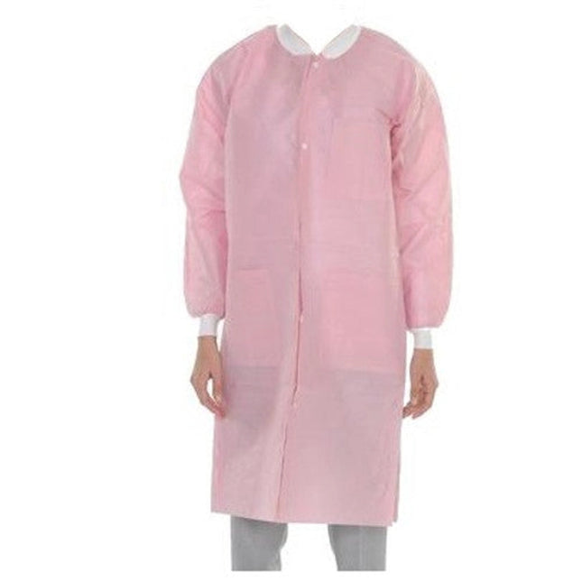 ValuMax - Extrasafe Lab Coats10Pk Pink Small