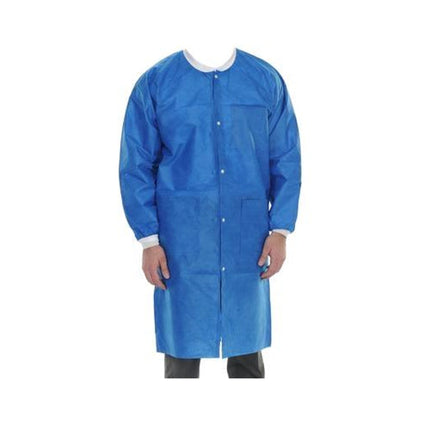 ValuMax - Extrasafe Lab Coats?10Pk Royal Blue Large