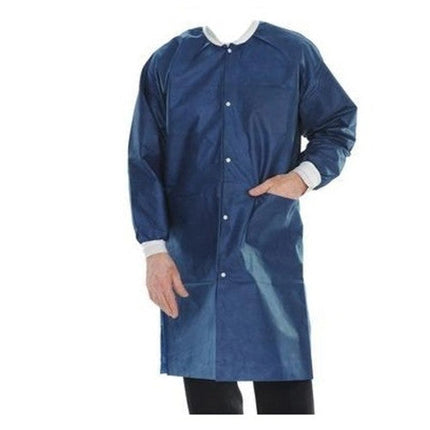 ValuMax - Extrasafe Lab Coats?10Pk True Blue 2Xl