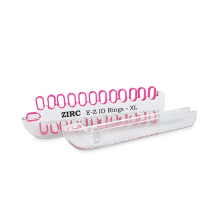 Zirc - Ez Id Rings Xl - 25/Pk Neon Pink