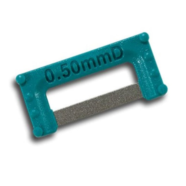 Directa - Ipr Plus Teal Double Sided Widener Coarse Diamond (0.50Mm) Small 8Pk
