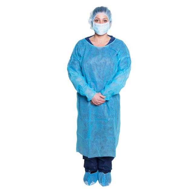 Dukal - Isolation Gowns Blue, pack of 10