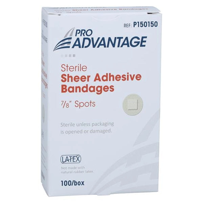 ProAdvantage - Adhesive Bandage, Spots, 7/8' Dia, box of 100