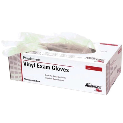 ProAdvantage - Vinyl Powder-Free Exam Gloves, Small, 100 per box