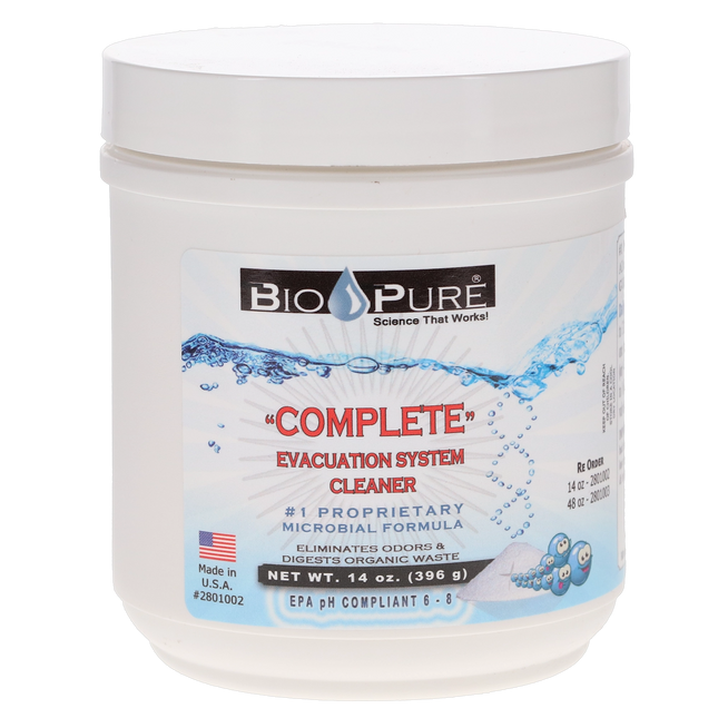 Sable - Bio-Pure eVac System Maintenance Cleaner, Powder, 14 oz, 1/Pk, 2801002