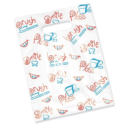 Take Home Scatter Bags, Brush, Floss, Smile Bags, pack of  100