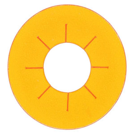 Spring Health - 8mm Orange Shields, pack of 6