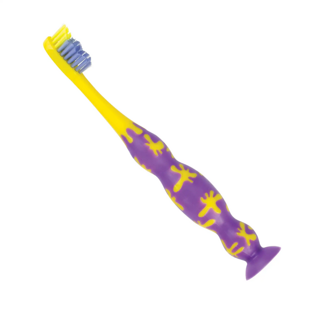 Practicon - Smilegoods Y272 Child Toothbrushes With Suction Cup Base 72/box Each Toothbrush Features: An