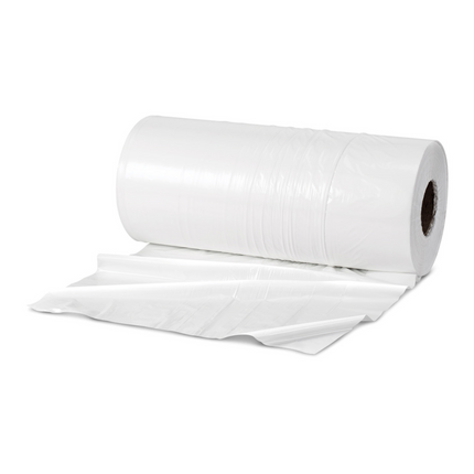 White Polyethylene Patient Drapes 36" X 48" 400 Sheets Folded Once In A 18" Wide Roll, 705611