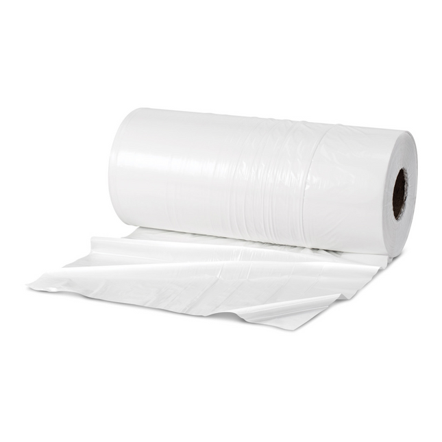 White Polyethylene Patient Drapes 36" X 48" 400 Sheets Folded Once In A 18" Wide Roll, 705611