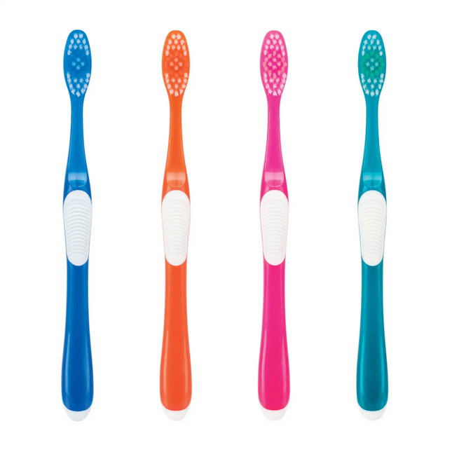 Practicon - Smilegoods A392 Toothbrushes Assorted Colors 72/box Each Toothbrush Features: Ergonomic Non-Slip