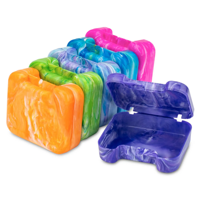 Practicon - Paradise Retainer Cases Light Colors 24/bag. Luxury Line Retainer Cases Are Attractive