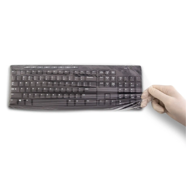 Practicon - Quikcaps Elasticized Plastic Barriers Large Stretch Up To 14 1/2" Diameter 400/pack Fit Over