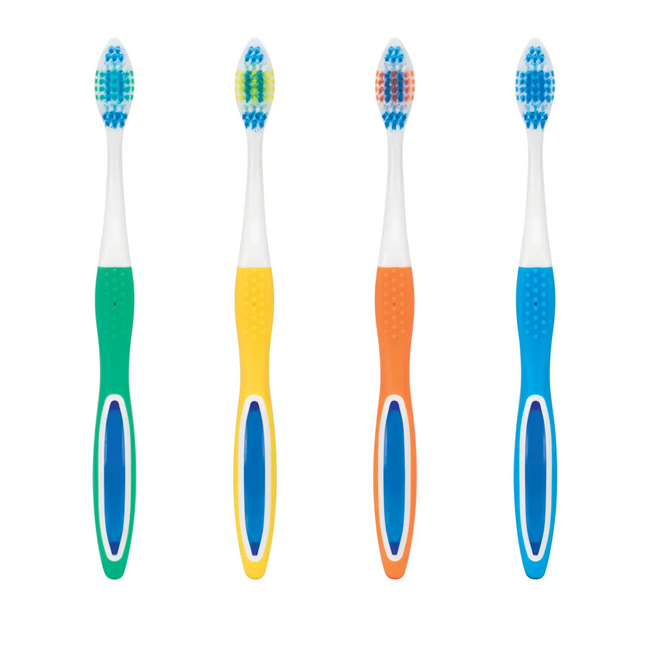 Practicon - Smilegoods A401 Toothbrushes Soft End-Rounded Dupont Tynex Bristles In An Unbreakable Non-Slip