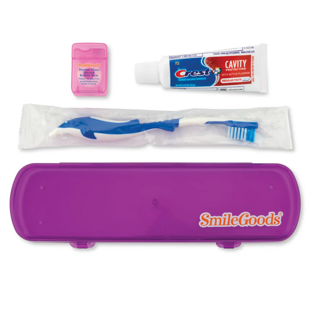 Practicon - Smilegoods Child Patient Care Cases 72 Pre Filled Cases Per Box. Hinged Hard Plastic