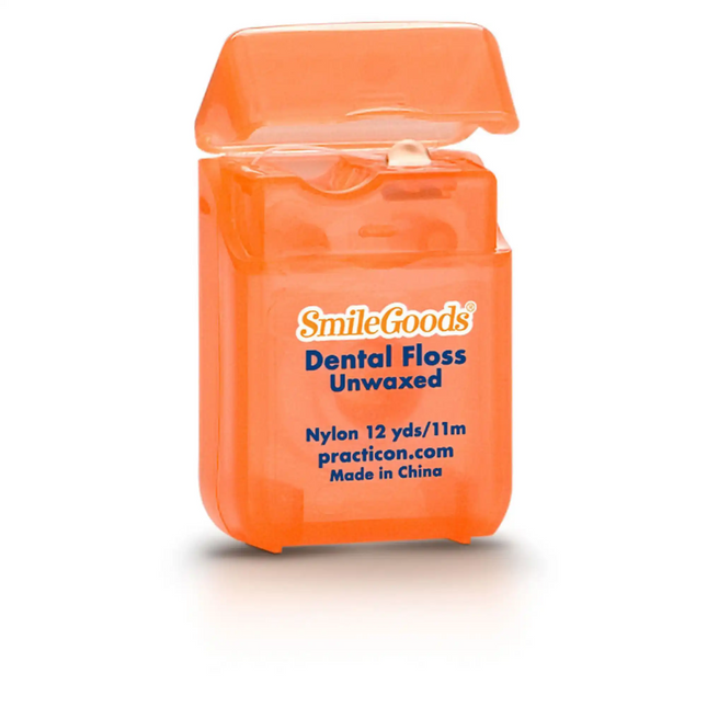 Practicon - Smilegoods Unwaxed Dental Floss Coordinates Toothbrushes & Maximizes Your Savings! Each
