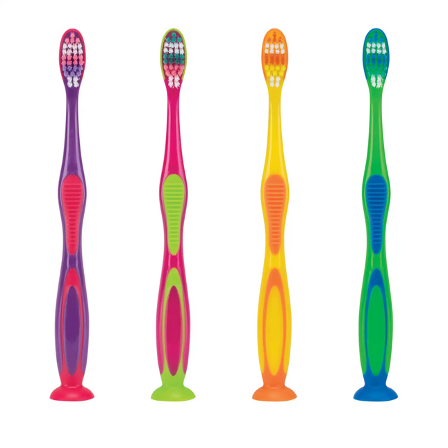 Practicon - Smilegoods Y311 Child Toothbrushes Soft End-Rounded Dupont Tynex Bristles In An Unbreakable