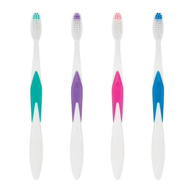 Practicon - Smilegoods A402 Toothbrushes 72/box Soft End-Rounded Dupont Tynex Bristles. Smooth Compact Head