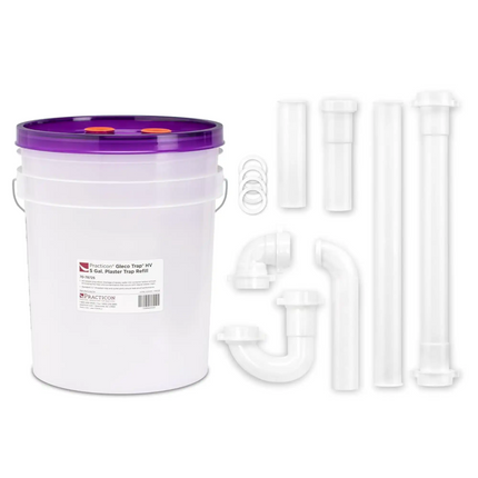 Practicon - Gleco Trap Hv Kit 5-Gallon Plaster Trap Kit. Includes 5-Gallon Heavy Duty Container All 1-1/2