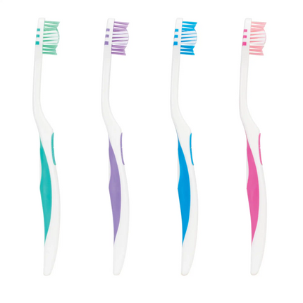Practicon - Smilegoods A383 Toothbrushes Soft End-Rounded Dupont Tynex Bristles In An Unbreakable Non-Slip