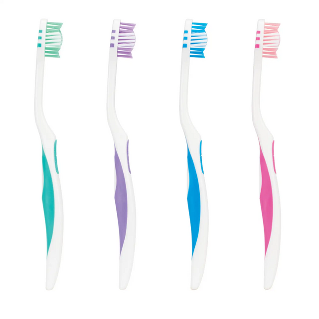 Practicon - Smilegoods A383 Toothbrushes Soft End-Rounded Dupont Tynex Bristles In An Unbreakable Non-Slip