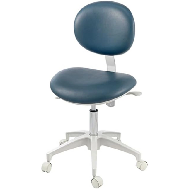 Premium Plus - Doctor Stool Black Color Ultra Stable Base Adjustable Height Single Stool