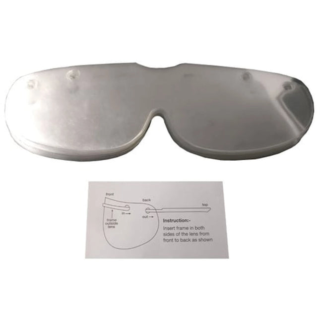 Premium Plus - Disposable Eye Shields Lens Refill Clear 50/pack