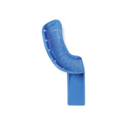 Premium Plus - #8 Quadrant Upper Right/lower Left Perforated Disposable Impression Trays With Rim 10/Pk
