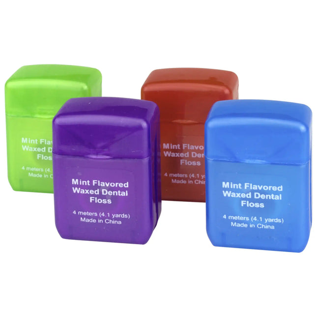 Plak Smacker - Mint Flavored Waxed Floss 4-Meters (144 Ct)