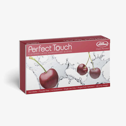 Plak Smacker - Cherry Flavored Latex Glove 100Ct M