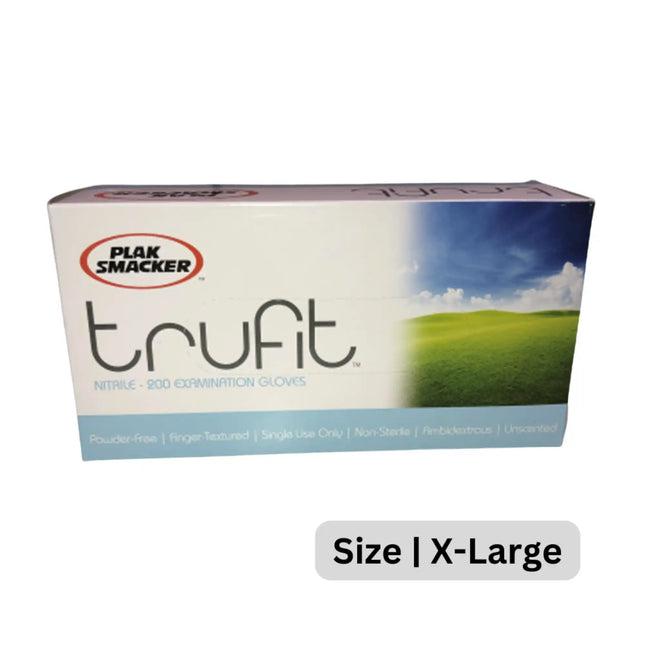 Plak Smacker - Trufit Blue Nitrile Gloves- Xl (200Ct)