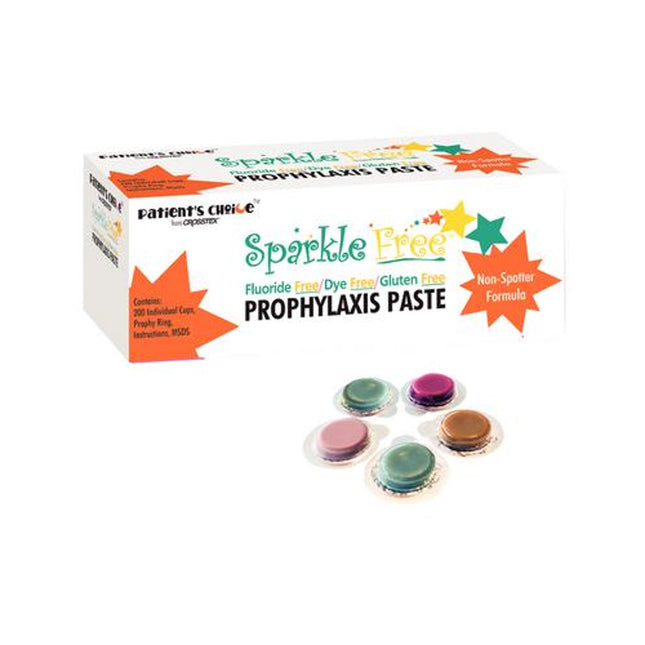 Sparkle Free Medium Grit, Cinnamon Prophy Paste, box of 200