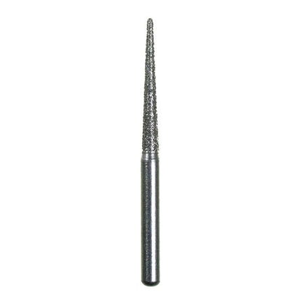 Spring FG 770.11 Round End Taper Fine Grit Diamond Dental Bur -Single-Patient Use 10pk