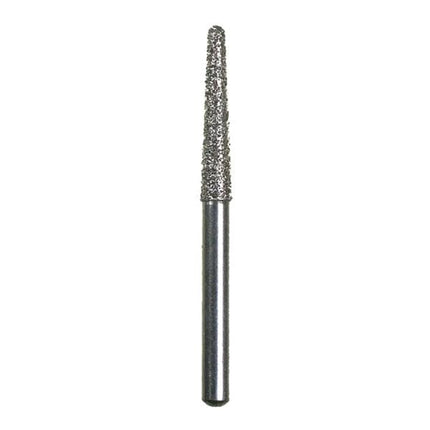 Spring FG 772.10 Round End Taper Fine Grit Diamond Dental Bur -Single-Patient Use 10pk